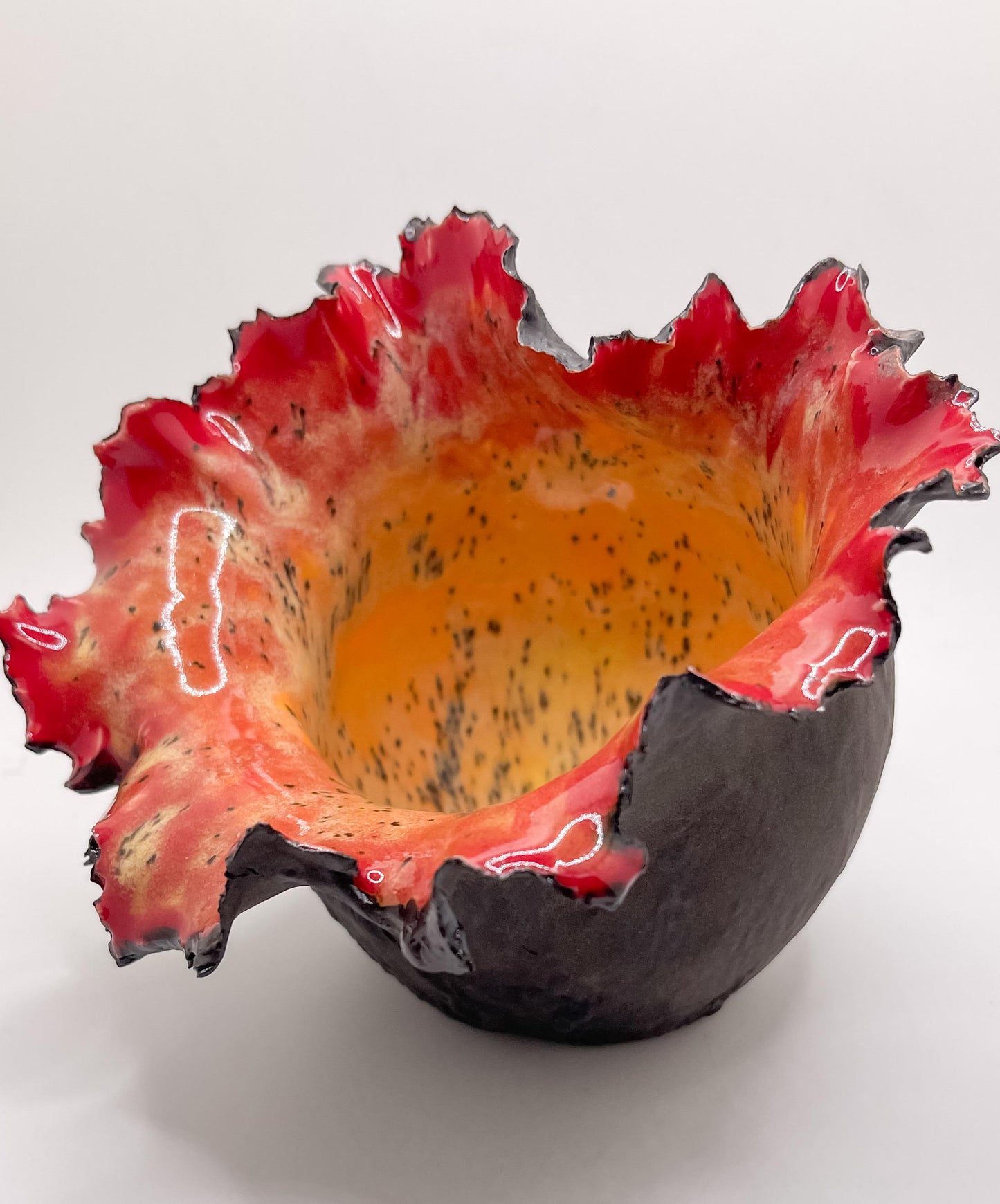 Lava Flower Sculpture