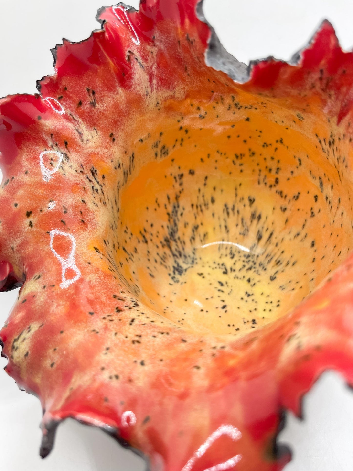 Lava Flower Sculpture