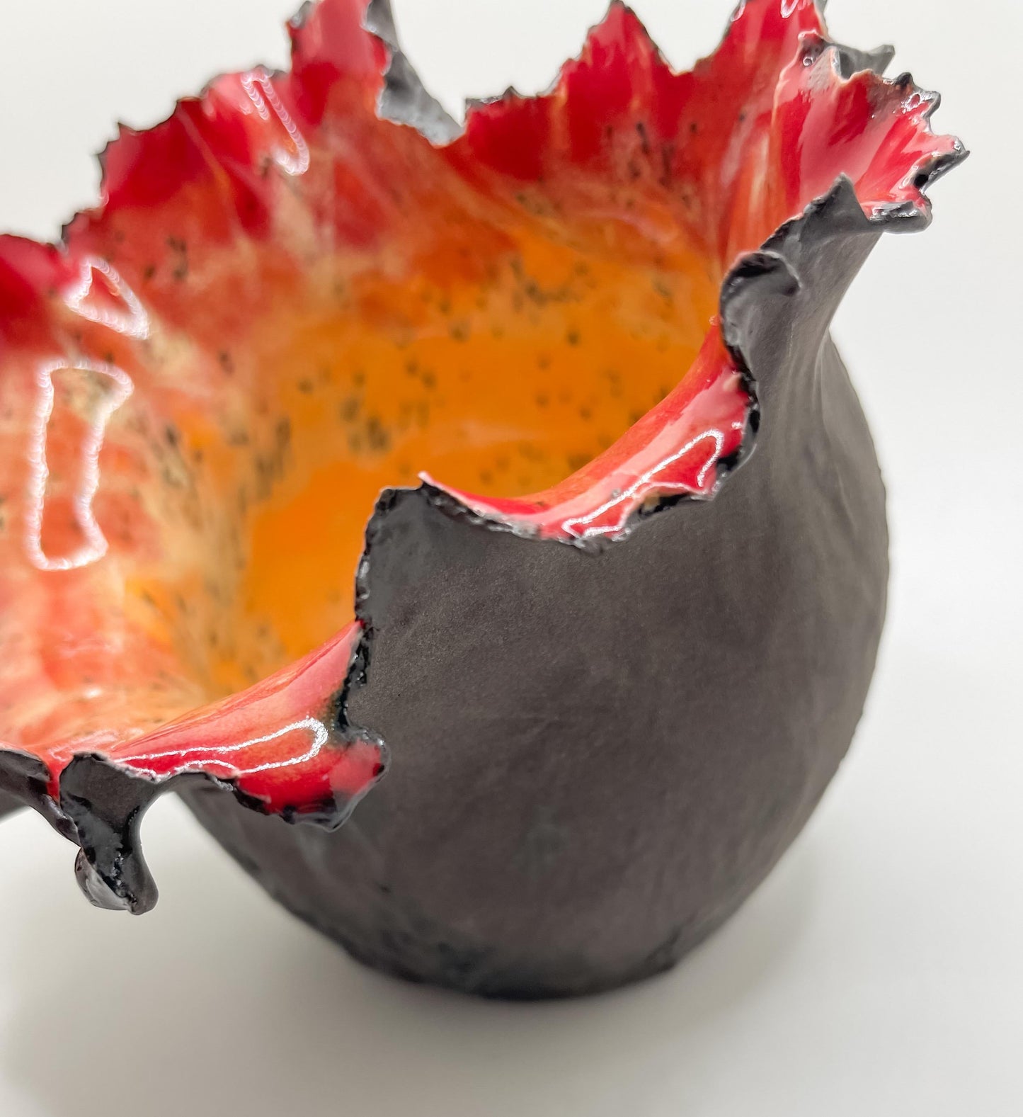 Lava Flower Sculpture