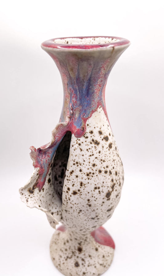 Radiant Mini Burst Vessel - Porcelain Vase