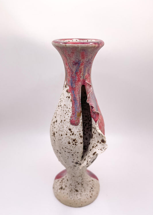 Radiant Mini Burst Vessel - Porcelain Vase