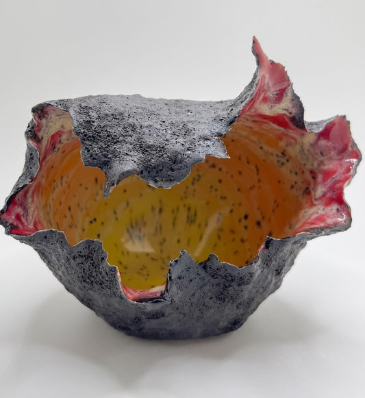 Lava Flower Sculpture