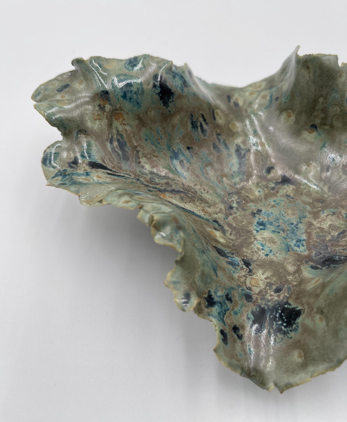 Blossom Bowl – Handmade Porcelain Keepsake Dish – Unique Ceramic Art Bowl – Sculpted Decorative Gift – Pottery Home Decor