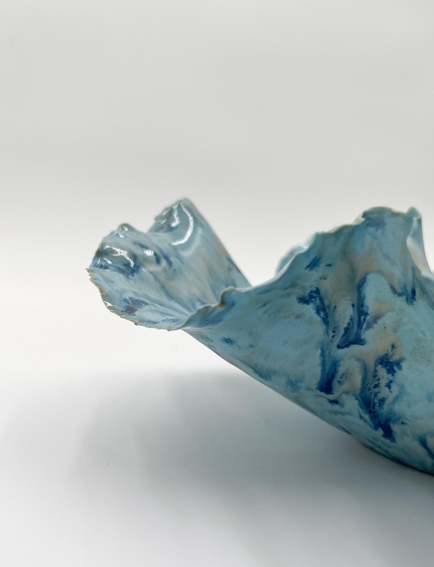 Blossom Bowl – Handmade Porcelain Keepsake Dish – Unique Ceramic Art Bowl – Sculpted Decorative Gift – Pottery Home Decor
